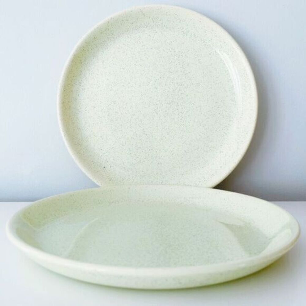 Vintage Bauer Brusche’ USA Speckled Pottery Diner Plates 10”​​